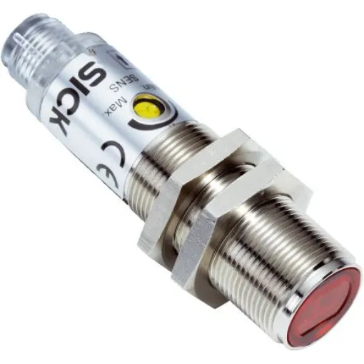 SICK Retroreflective Photoelectric Sensor, Barrel Sensor, 7 m Detection Range - VL180-2N42462 product image