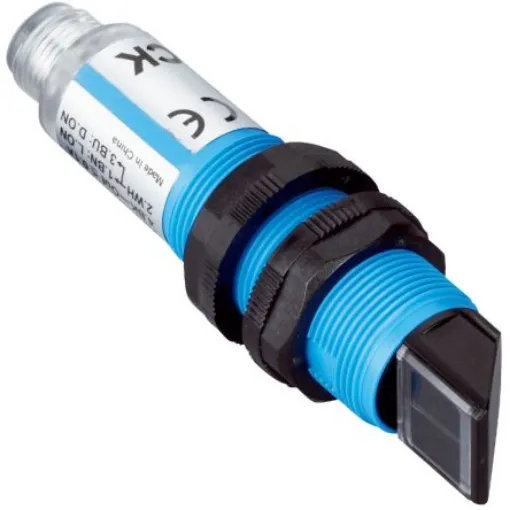 SICK Retroreflective Photoelectric Sensor, Barrel Sensor, 5.5 m Detection Range - VL180-2N42438 product image