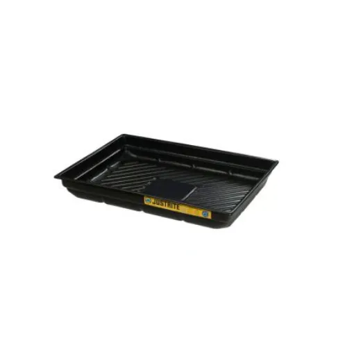 Justrite Polyethylene Drum Tray for Spill Control, 20g Capacity - JEN28717BL product image