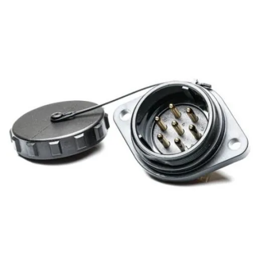 RS PRO Circular Connector, 7 Contacts, Flange Mount, Socket, Male, IP68 - 2065235 product image