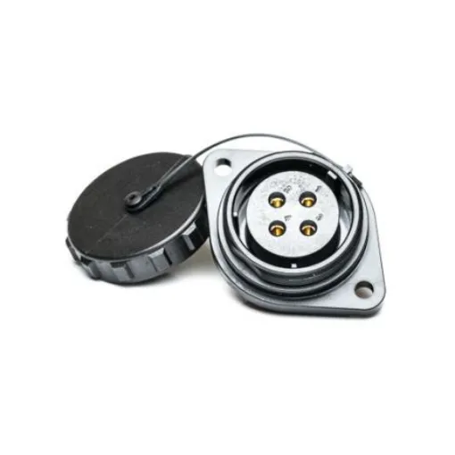 RS PRO Circular Connector, 4 Contacts, Flange Mount, Socket, Female, IP68 - 2065254 product image
