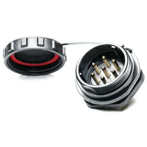 RS PRO Circular Connector, 7 Contacts, Rear Mount, Socket, Male, IP68 - 2070765 product image