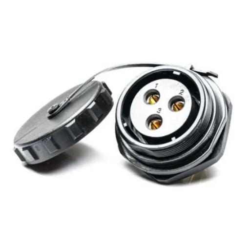 RS PRO Circular Connector, 3 Contacts, Rear Mount, Socket, Female, IP68 - 2070780 product image