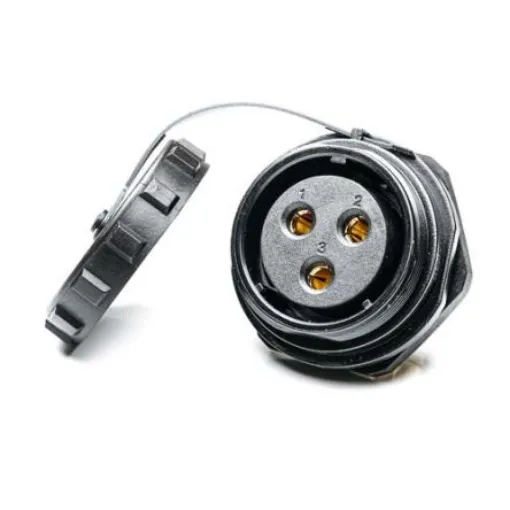 RS PRO Circular Connector, 3 Contacts, Rear Mount, Socket, Female, IP68 - 2070781 product image