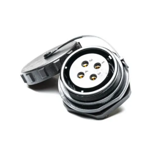 RS PRO Circular Connector, 4 Contacts, Rear Mount, Socket, Female, IP68 - 2070782 product image