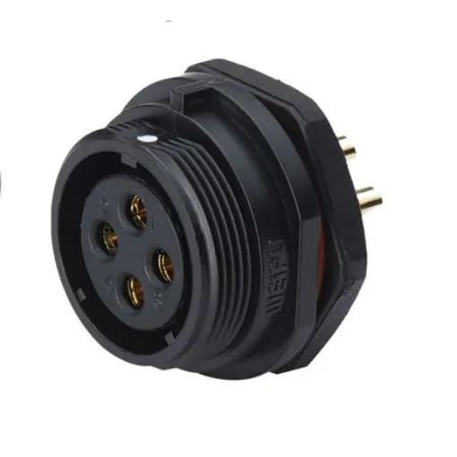 RS PRO Circular Connector, 4 Contacts, Front Mount, Socket, Female, IP68 - 2072218 product image