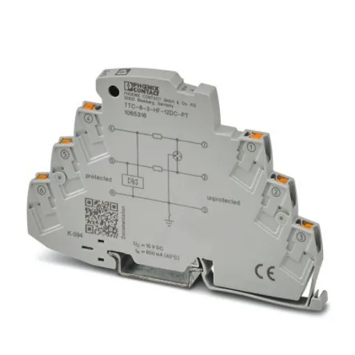 Phoenix Contact Surge Protector, 10kA, DIN Rail Mount - 1065316 product image