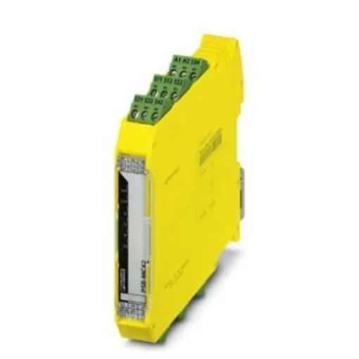 Phoenix Contact PSRmini PSR-MC42 Emergency Stop Safety Relay, 24V dc, Single/Dual-Channel, 2 Safety Contacts - 2702901 product image
