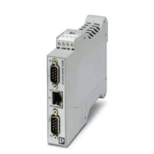 Phoenix Contact Serial Device Server, 1 Ethernet Port, 2 Serial Port, RS232, RS422, RS485 Interface - 2702773 product image