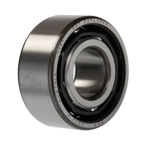 SKF 3204 A Double Row Angular Contact Ball Bearing- Open Type 20mm I.D, 47mm O.D product image