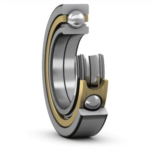 SKF QJ 304 MA Single Row Angular Contact Ball Bearing- Open Type 20mm I.D, 52mm O.D product image