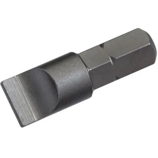 SAM Flat Screwdriver Bit, 5/16 in Tip, 5/16 in Drive, Square Drive, 44 mm Overall - E-212-F13 product image