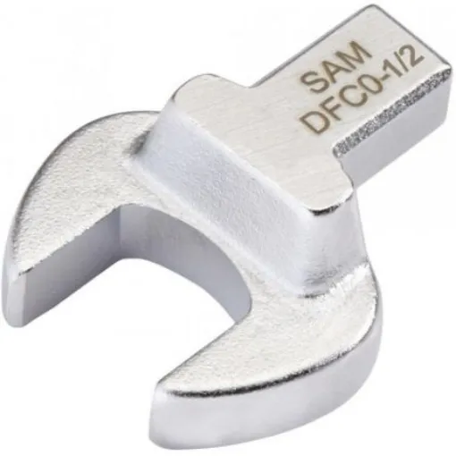 SAM DFC0 Series Open Ended Insert Torque End-Fitting, 1/4 in, 9 x 12mm Insert, Satin Finish - DFC0-1/4 product image