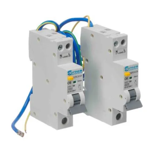 Europa RCBO, 40A Current Rating, 1P Poles, 30mA Trip Sensitivity, Type AC, EUC7R Range - EUC7RC.40/1CA product image