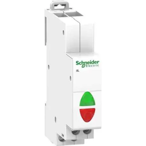 Schneider Electric, A9E1 White LED Pilot Light, 9mm Cutout, 230V - A9E18328 product image