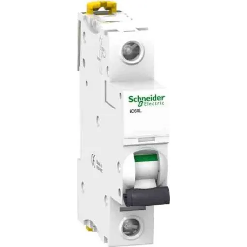 Schneider Electric Acti 9 A9F9 MCB, 1P, 1A, Type Z, 230V AC, 72V DC, 20 kA, 15 kA Breaking Capacity - A9F92101 product image