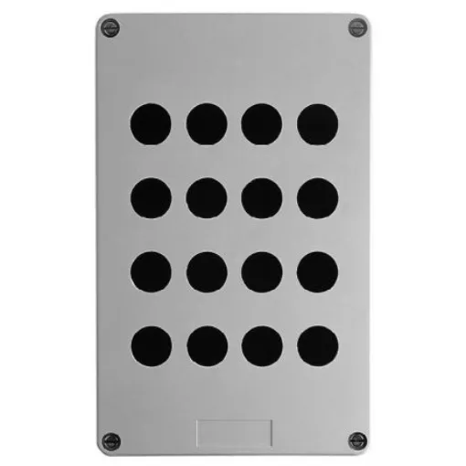 Schneider Electric Grey XAPA Control Station Enclosure - 16 Hole 22mm Diameter - XAPA4116 product image