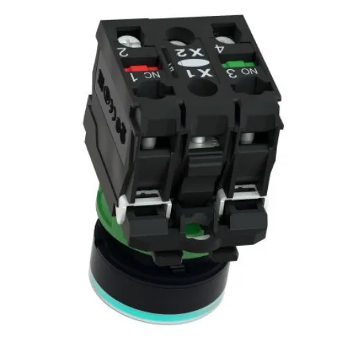 Schneider Electric XB5 Series Illuminated Push Button Complete Unit, 22mm Cutout, SPDT - XB5AW3365 product image