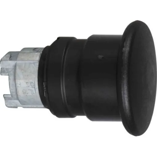 Schneider Electric ZB4 Series Black Spring Return Push Button Head, 22mm Cutout, IP66, IP67, IP69K - ZB4BC27 product image