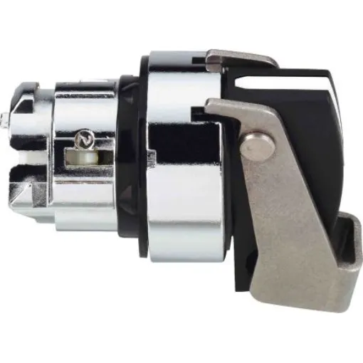 Schneider Electric ZB4 Series 3 Position Selector Switch Head, 22mm Cutout, Black Handle - ZB4BJ891 product image