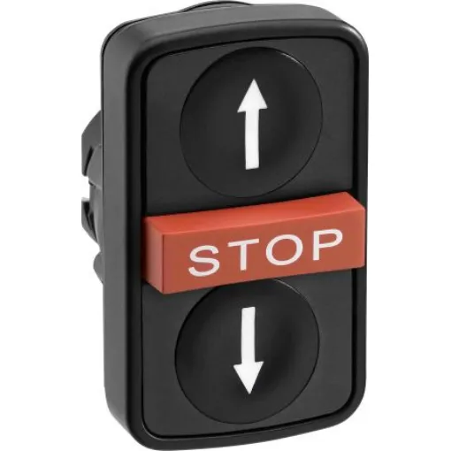Schneider Electric ZB5 Series Black Spring Return Push Button Head, 22mm Cutout, IP66, IP67, IP69K - ZB5AA72124 product image
