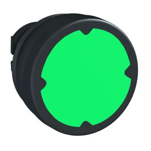 Schneider Electric ZB5 Series Green Spring Return Push Button Head, 22mm Cutout, IP66, IP67, IP69K - ZB5AC380 product image