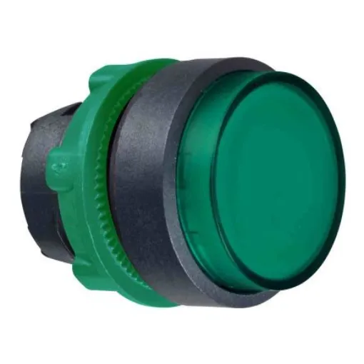 Schneider Electric ZB5 Series Green Spring Return Push Button Head, 22mm Cutout, IP66, IP67, IP69K - ZB5AH33 product image