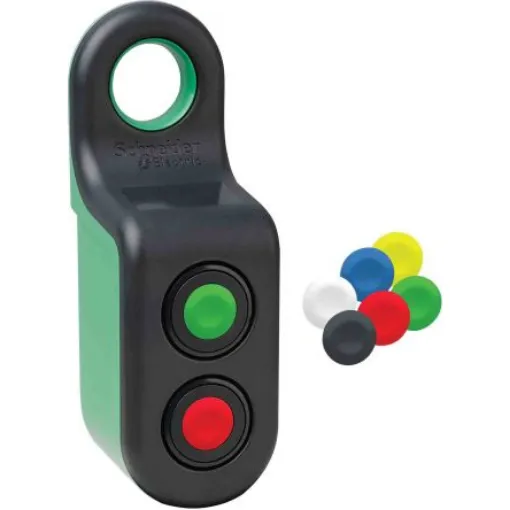 Schneider Electric Harmony XB5R Series Push Button Transmitter, Bracket Mount, 2 Push Button for Programmable - ZBRM22A0 product image