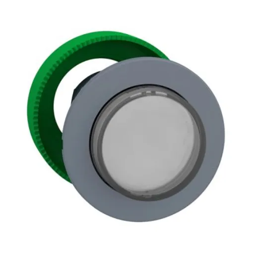 Schneider Electric Harmony XB5 Series White Illuminated Push Push Push Button Head, 30.5mm Cutout, IP66, IP67 - ZB5FH13C0 product image