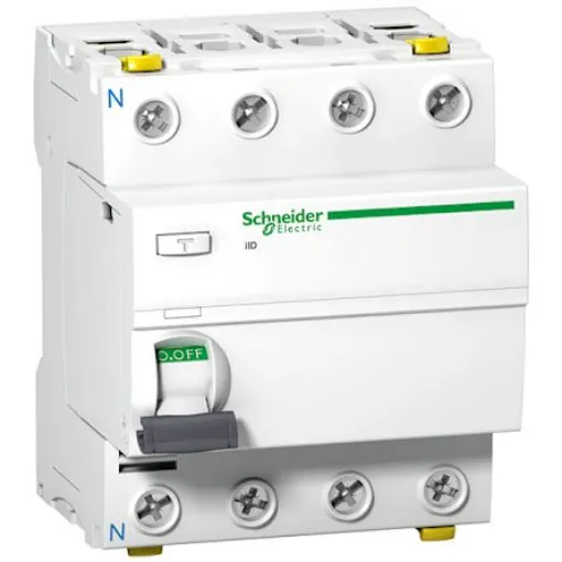 Schneider Electric A9Z RCCB, 40A, 4 Pole, 30mA, Type A-SI, 380-415V ac - A9Z31440 product image