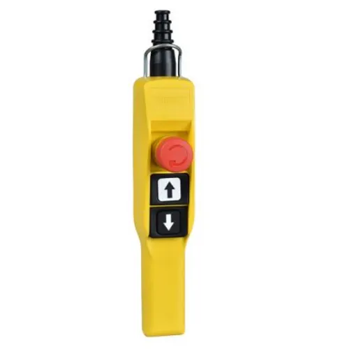 Schneider Electric Slow Break Push Button Control Station - 1NC, 2NO + 2NO, Polypropylene, 3 Cutouts, Black, Red, - XACA2134 product image