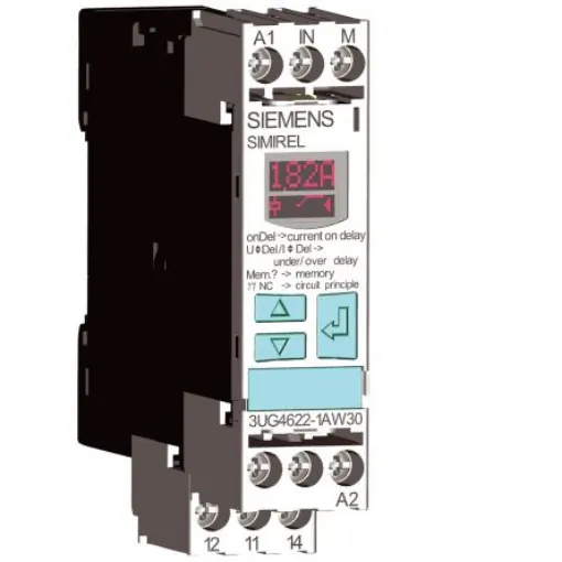 Siemens Current Monitoring Relay, 1 Phase, SPDT - 3UG4622-1AA30 product image