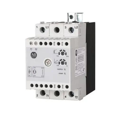 Allen Bradley Bulletin Soft Start, 15 kW, 600 V ac, 3 Phase, IP20 - 154-TP2C25NCR product image