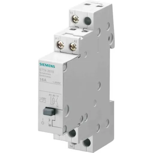 Siemens DIN Rail Power Relay, 12V ac Coil, 16A Switching Current, SPST - 5TT4201-3 product image