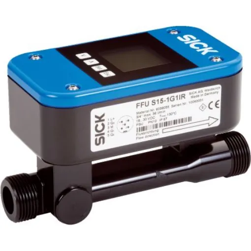 SICK FFU Series Flow Sensor for Liquid, 3.5 l/min Min, 60 L/min Max - FFUS20-1G1IO product image