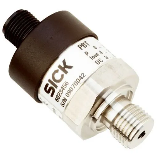 SICK PBT Series Pressure Sensor, 0bar Min, 10bar Max, Current Output, Relative Reading - PBT-RB010SG1SSNALA0Z product image