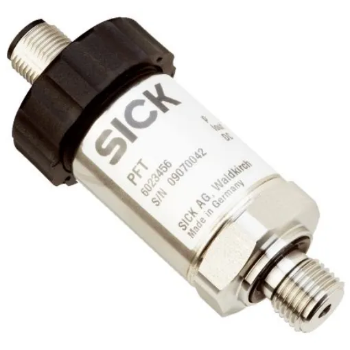 SICK PFT Series Pressure Sensor, 0bar Min, 0.1bar Max, Current Output, Relative Reading - PFT-SRBX10SG1SSAAMSSZ product image