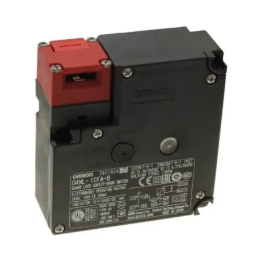 Omron D4NL Series Solenoid Interlock Switch, Power to Unlock, 24V dc, 2NC + 1NC/1NO - D4NL-1CFA-B product image