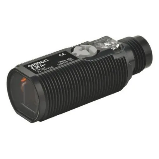 Omron Polarised Retro Reflection Photoelectric Sensor, Barrel Sensor, 1 m Detection Range - E3FA-DP26 product image
