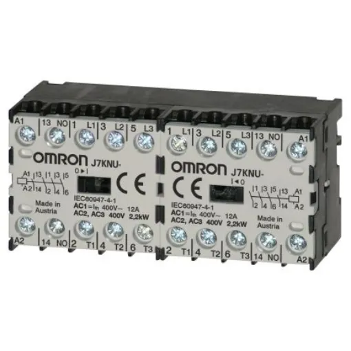 Omron J7KNU Series Contactor, 90 V ac Coil, 4-Pole, 12 A, 1.1 kW, 4NO - J7KNU-AR-40 90 product image
