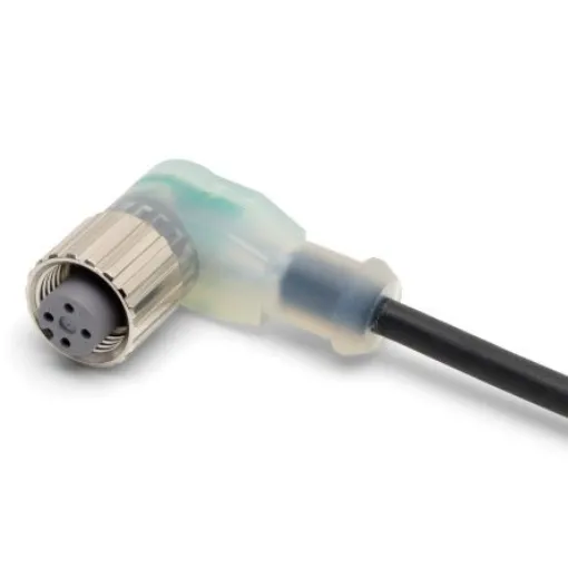 Omron Right Angle Female 4 way M12 to Unterminated Sensor Actuator Cable, 10m - XS2F-M12PVC4A10MPLED product image
