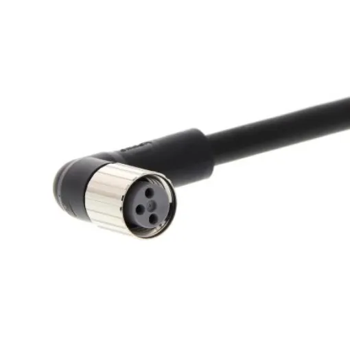 Omron Right Angle Female 3 way M8 to Unterminated Sensor Actuator Cable, 10m - XS3F-M8PUR3A10M product image