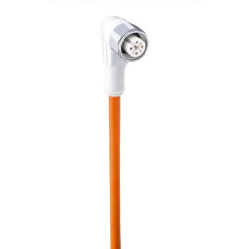 Omron Right Angle Female 4 way M12 to Unterminated Sensor Actuator Cable, 5m - Y92E-S12PP4A 5M product image