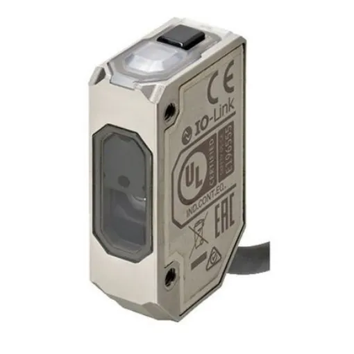 Omron Retroreflective Photoelectric Sensor, Compact Sensor, 1 m Detection Range - E3AS-F1000IMT 2M product image