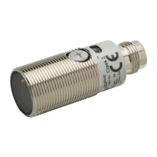 Omron Retroreflective Photoelectric Sensor, Barrel Sensor, 4 m Detection Range - E3FB-RP21-F2 product image