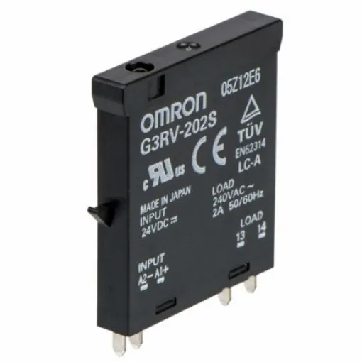 Omron G3RV Series Solid State Relay, 2 A Load, Plug-In Mount, 240 V Load - G3RV-202S DC24 product image