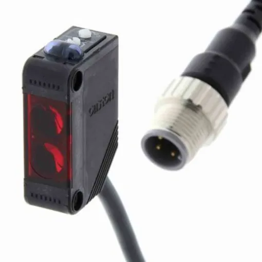 Omron Retroreflective Photoelectric Sensor, Block Sensor, 100 mm Detection Range - E3Z-R81-M1TJ-IL2 0.3M product image