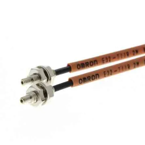 Omron Plastic Fibre Optic Sensor 1500 mm, IP67 - E32-T11R 2M product image