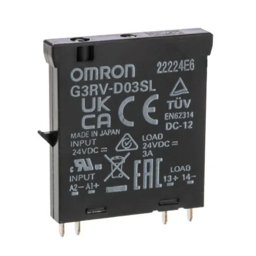 Omron G3RV-SR Series Solid State Relay, 3 A Load, 24 V dc Load - G3RV-D03SL DC24 product image