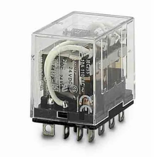 Omron Plug In Non-Latching Relay, 24V dc Coil, 10A Switching Current, 4PDT - LY4I4N DC24 product image